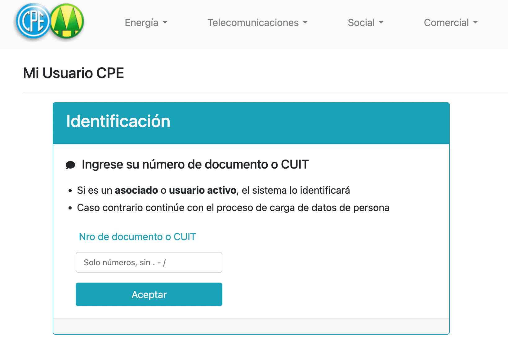 Mi Usuario CPE