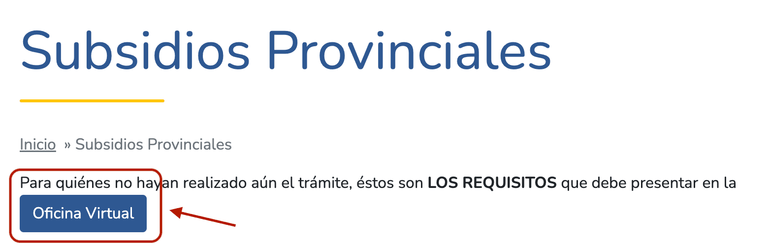 Otros subsidios de EDERSA