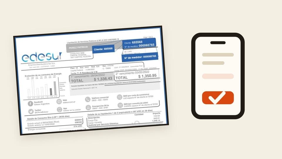 Vista previa: Cómo pagar la factura de Edesur y descargar la boleta