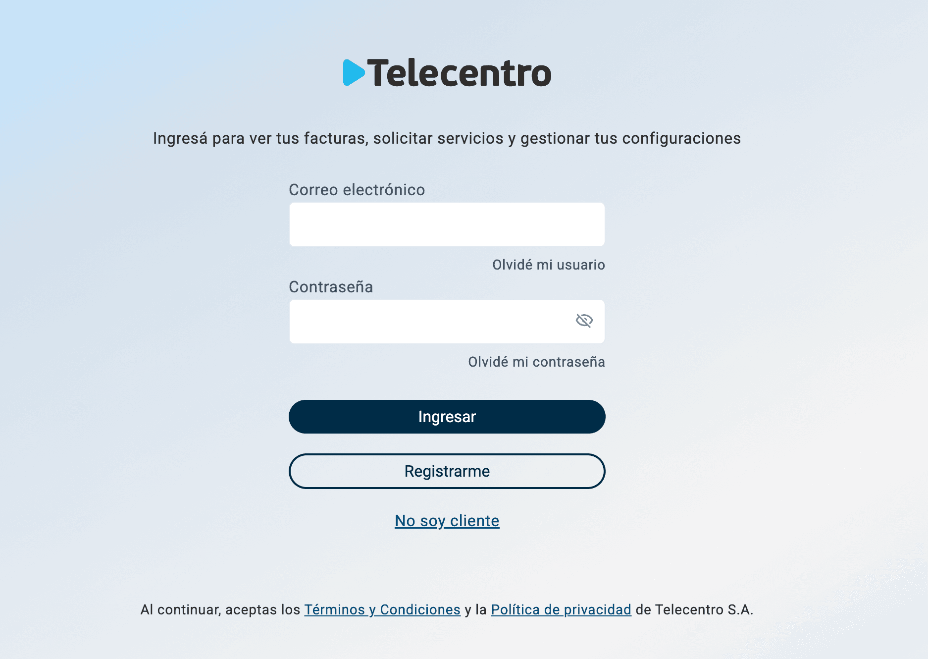 Sucursal Virtual de Telecentro